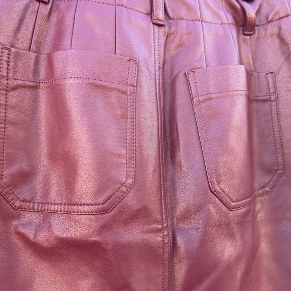 Maeve By Anthropologie The Colette Faux Leather Skirt - Picture 4 of 8